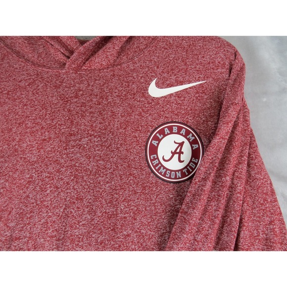 Alabama Crimson Tide Shirt Hoodie Mens XL Red NCAA Football Nike Long Sleeve - Picture 5 of 10